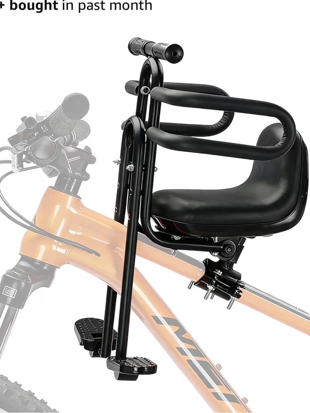 New Open Box Fediman Front-Mounted Bike Child Seat for Toddlers 2-5 Years Adjust